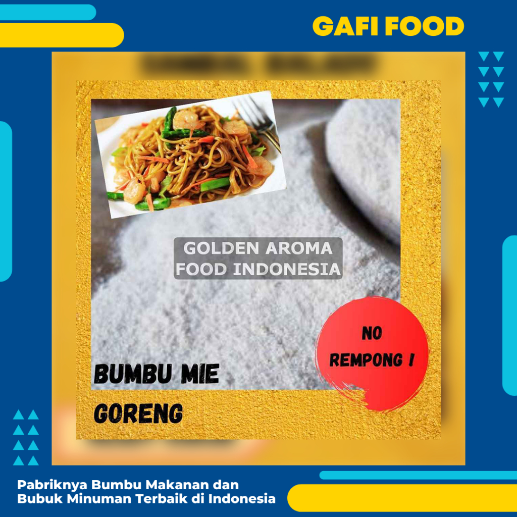 

BUMBU TABUR MIE GORENG INSTAN 1 KG FOOD GRADE 1Kg Bubuk Bumbu Snack Cilor Papeda Mie Lidi Makaroni