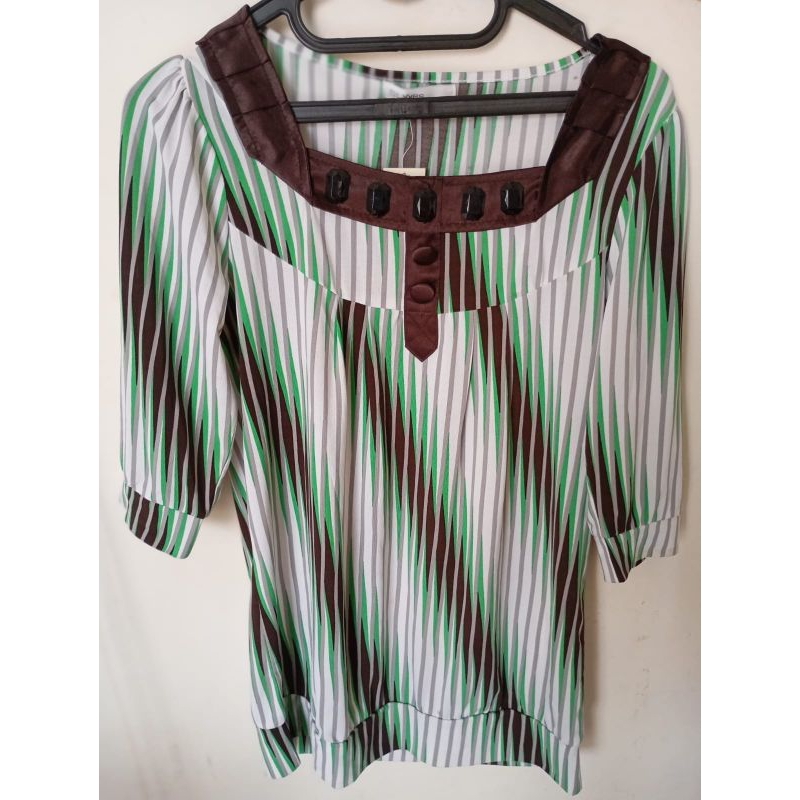 OBRAL ATASAN WANITA BLOUSE merk ST YVES,  SPANDEK