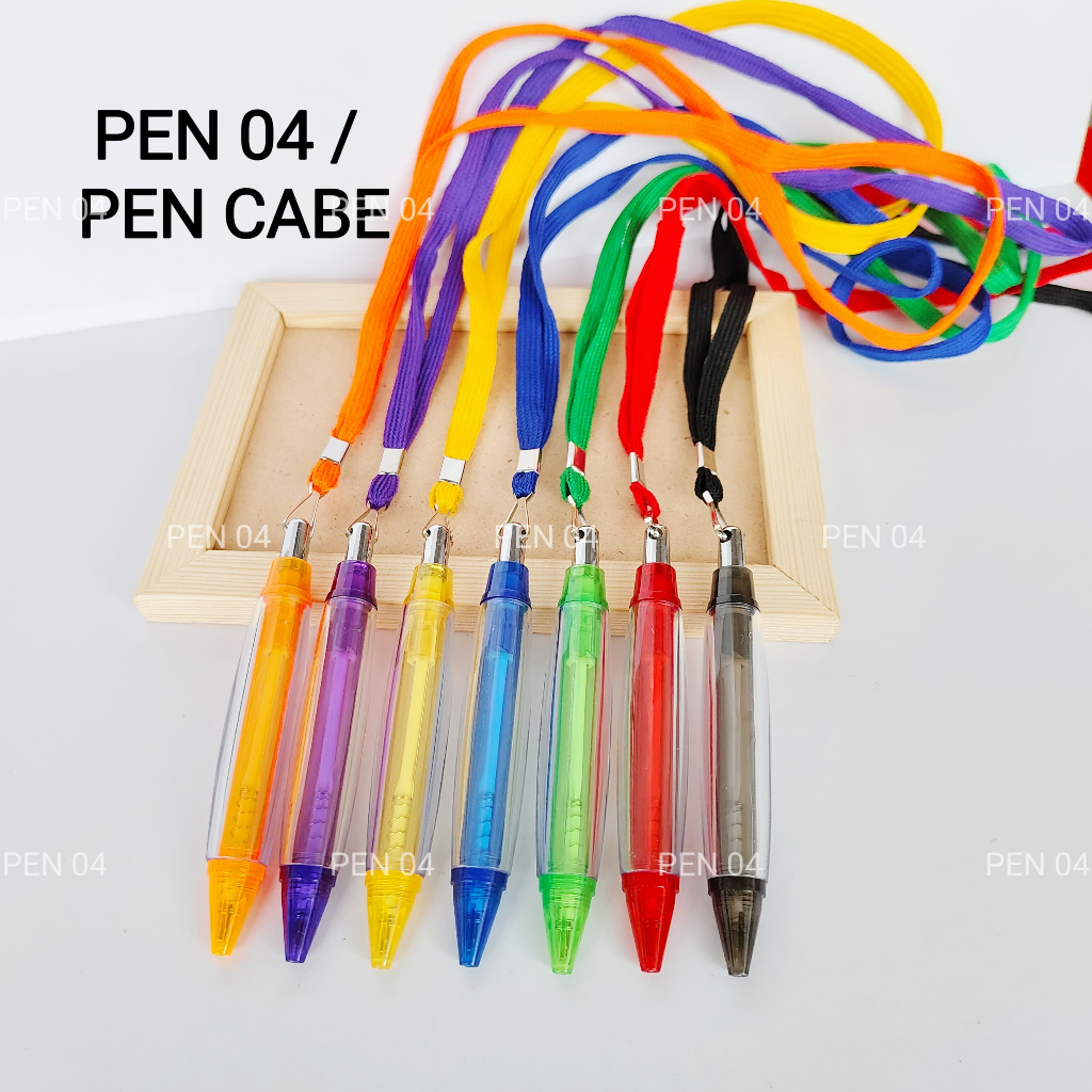 

Pen 04 / Pulpen Cabe / Pen Cabe Plastik / Pen Tali / Pulpen Plastik Souvenir/ Pen Plastik / Pulpen Promosi / Ballpoint Plastik Lucu / Pen Hadiah Acara Perusahaan/ Pen Hadiah Gift Custom / Pen Custom / Bisa Cetak Logo Tulisan