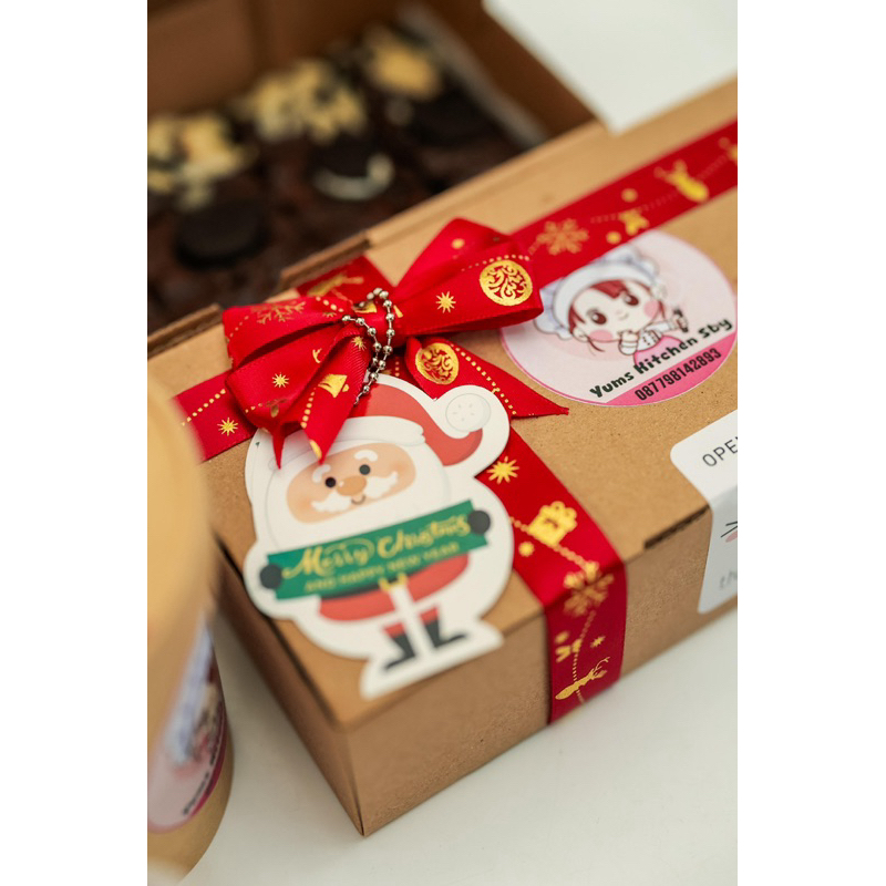 

hampers natal/imlek/idul fitri brownies 20x10