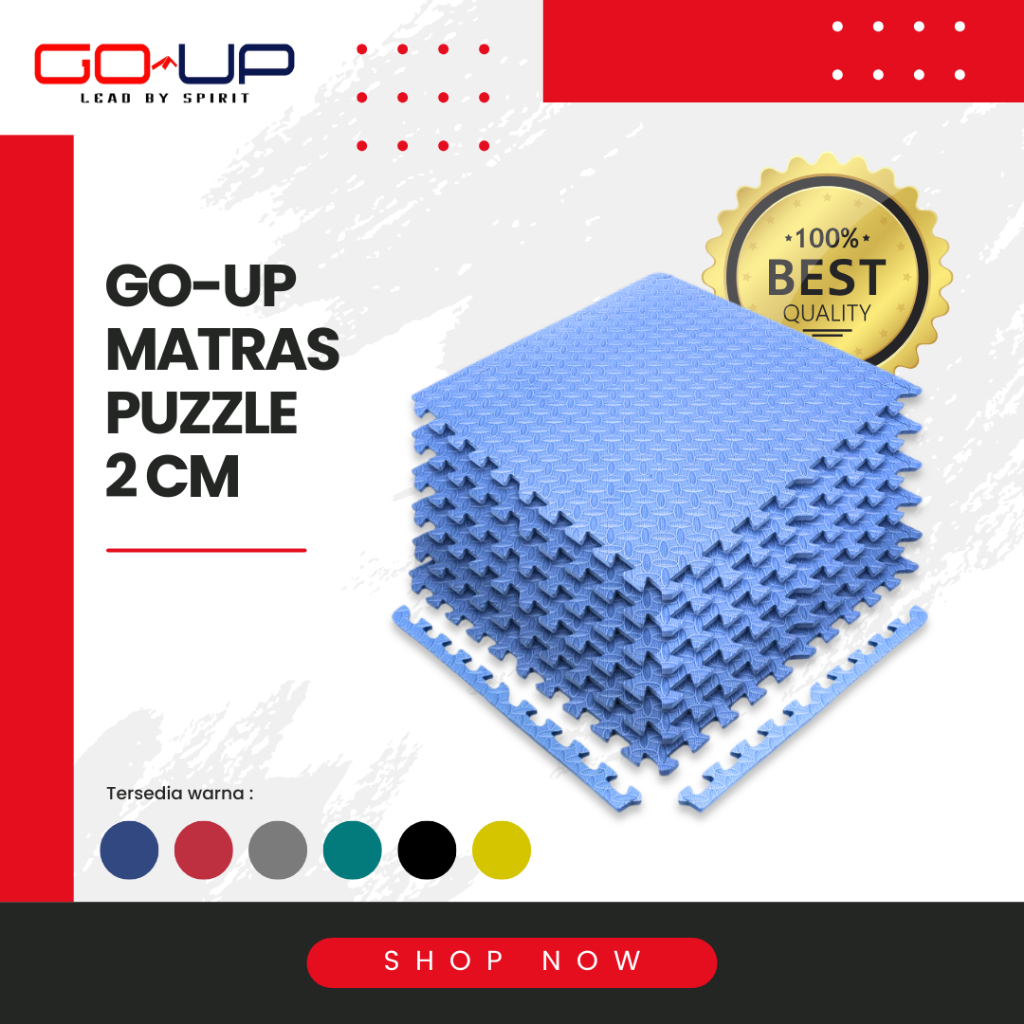 Go-Up Matras Bela Diri Puzzle 2 CM (Karate, Silat, Taekwondo)