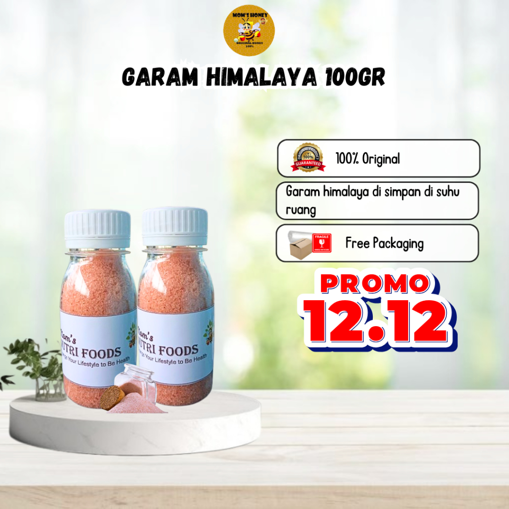 

Garam Himalaya Original Botol Kecil 100 gram / Himsalt By MOMS HONEY