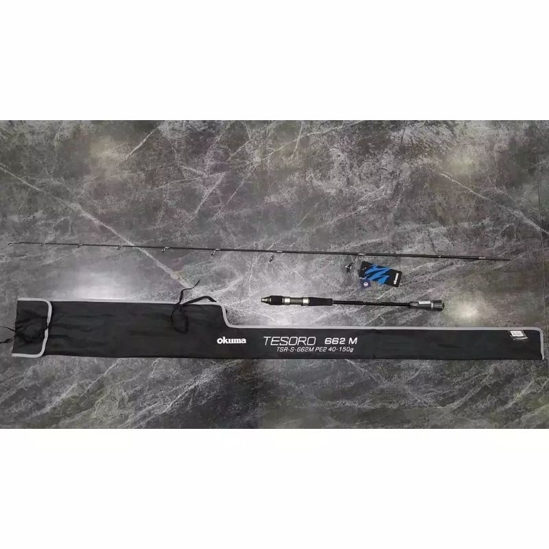 Joran Rod OKUMA TESORO Slow Jogging 662M,662MH Spinning dan OH