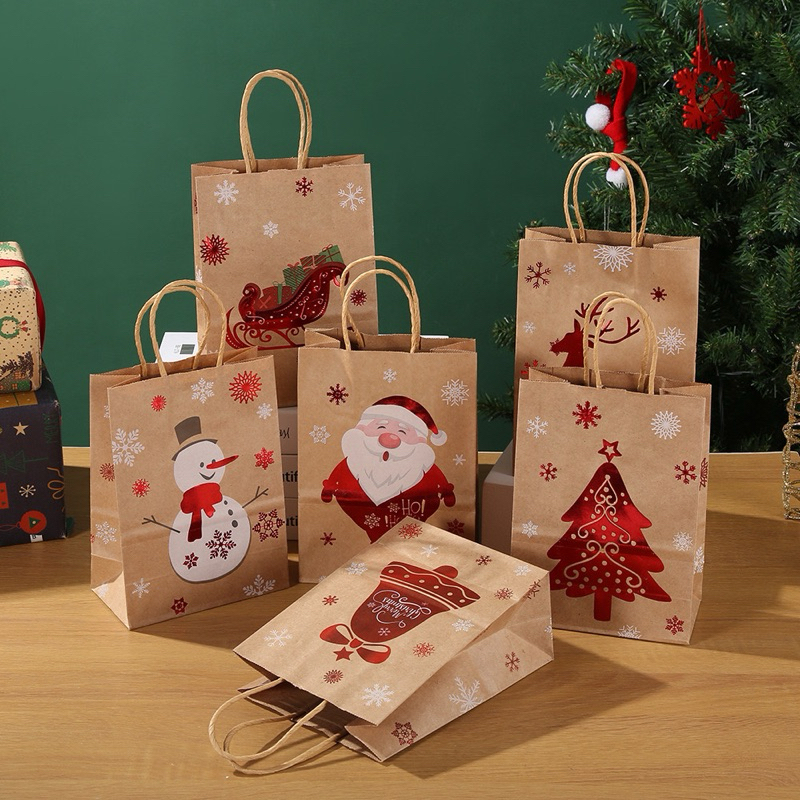 

Paper Bag Natal / Paperbag Christmas / Tas hampers Merry Christmas / Tas Hadiah Christmas / Paper bag botol wine tumbler air Tas kado