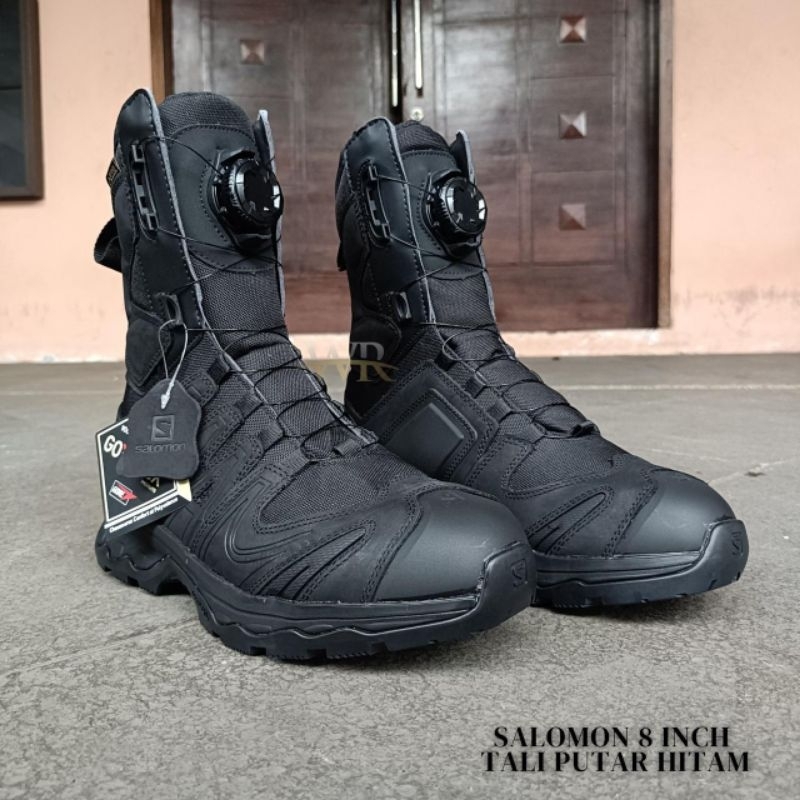 SEPATU PDL  SALOMON  Tali Putar Hitam Salomon 8 INC