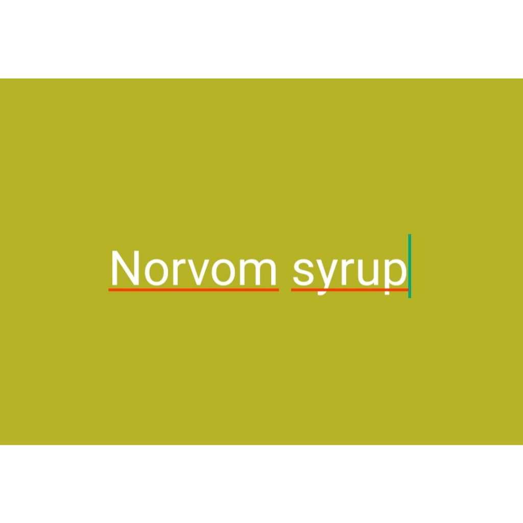 

norvom syrup (setengah lusin) isi 6 botol untuk mual muntah