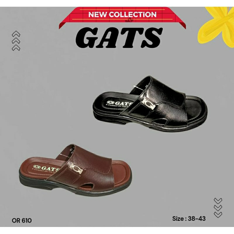 GATS 100% ORIGINAL//GATS Sandal Casual Kulit Pria OR 610