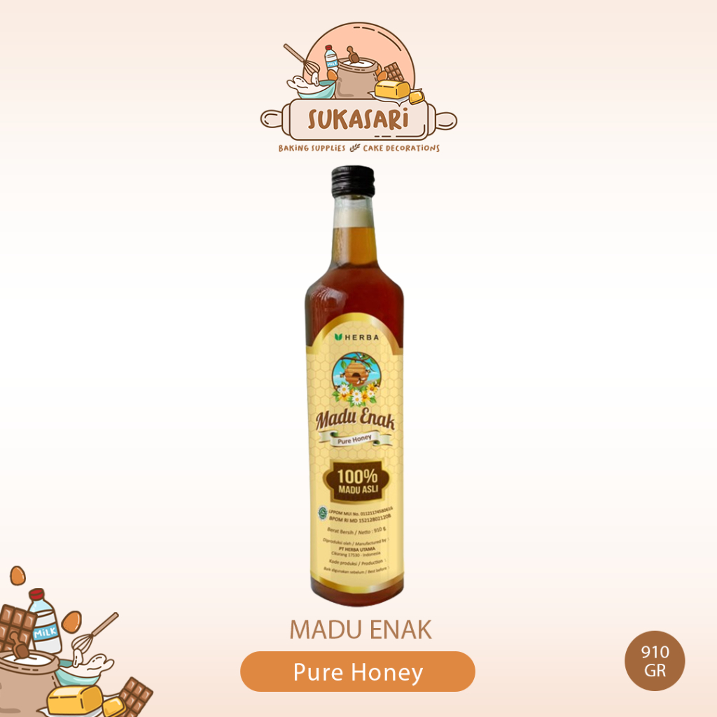 

Madu Enak Pure Honey 910 gram / Madu Herba