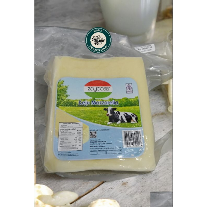 

Zayco Mozzarella / Olden Burger 1kg / Mozzarella / Keju Moza / Olden Burger / Zayco