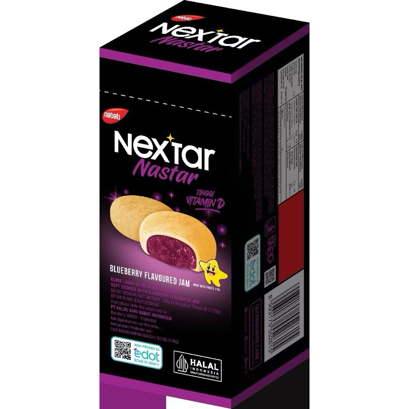 

Nextar Cookies Blueberry isi 8pcs x 11,25gr