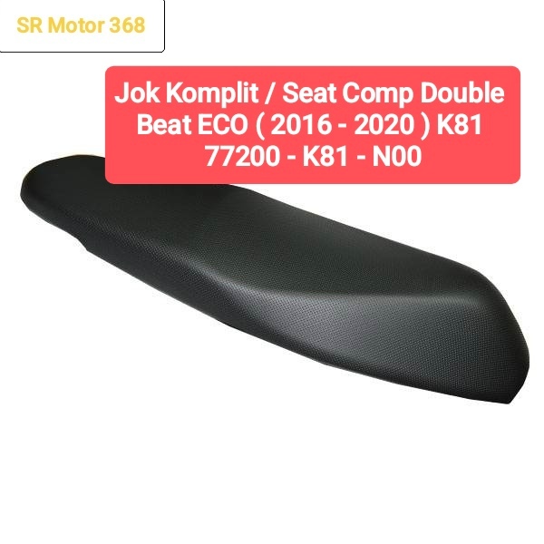 Jok Komplit Beat ECO/# Jok Komplit K81N00/#Seat Comp Double K81N00.#77200K81N00/#Resmi AHM/#Astra Mo