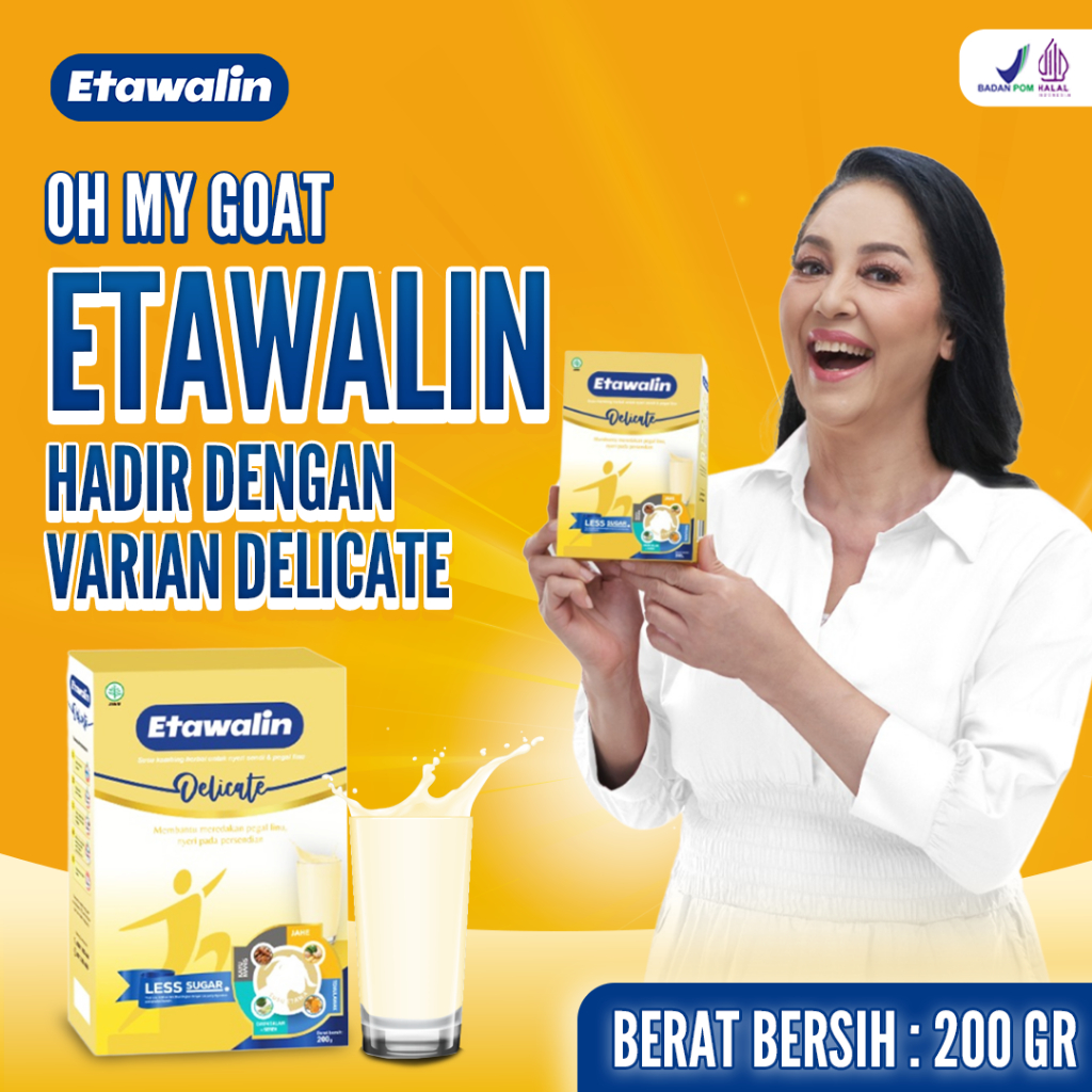 

ETAWALIN LESS SUGAR - Susu Kambing Etawa rendah gula