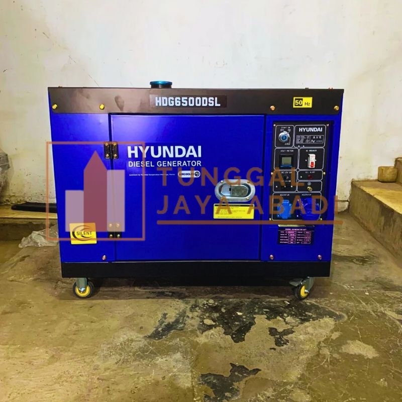Genset Silent Hyundai HDG6500 - 5000 Watt