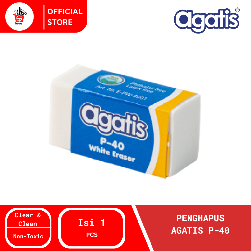 

Agatis Eco Eraser Putih 40's P-40 (1 PCS)