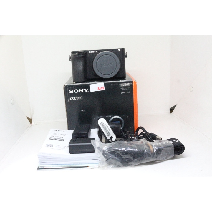 Sony A6500 lensa 16-50mm  bekas fullset box WIFI VIdeo 4K ISTIMEWA MIRORLES