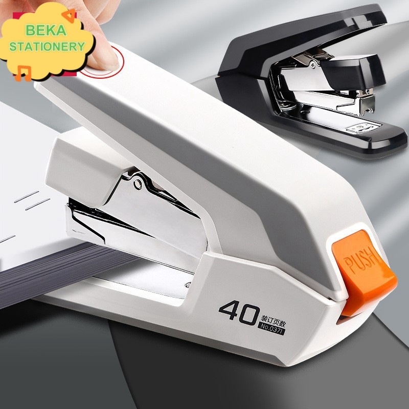 

Stapler Hemat Daya Kuat Putih, Menghemat Tenaga dan Efisien，40 Sheets