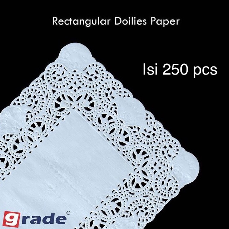 

KODE PRODUK MJFjk989 Doilies paper persegi 2 x 3 cm kertas renda persegi isi 25 pcs