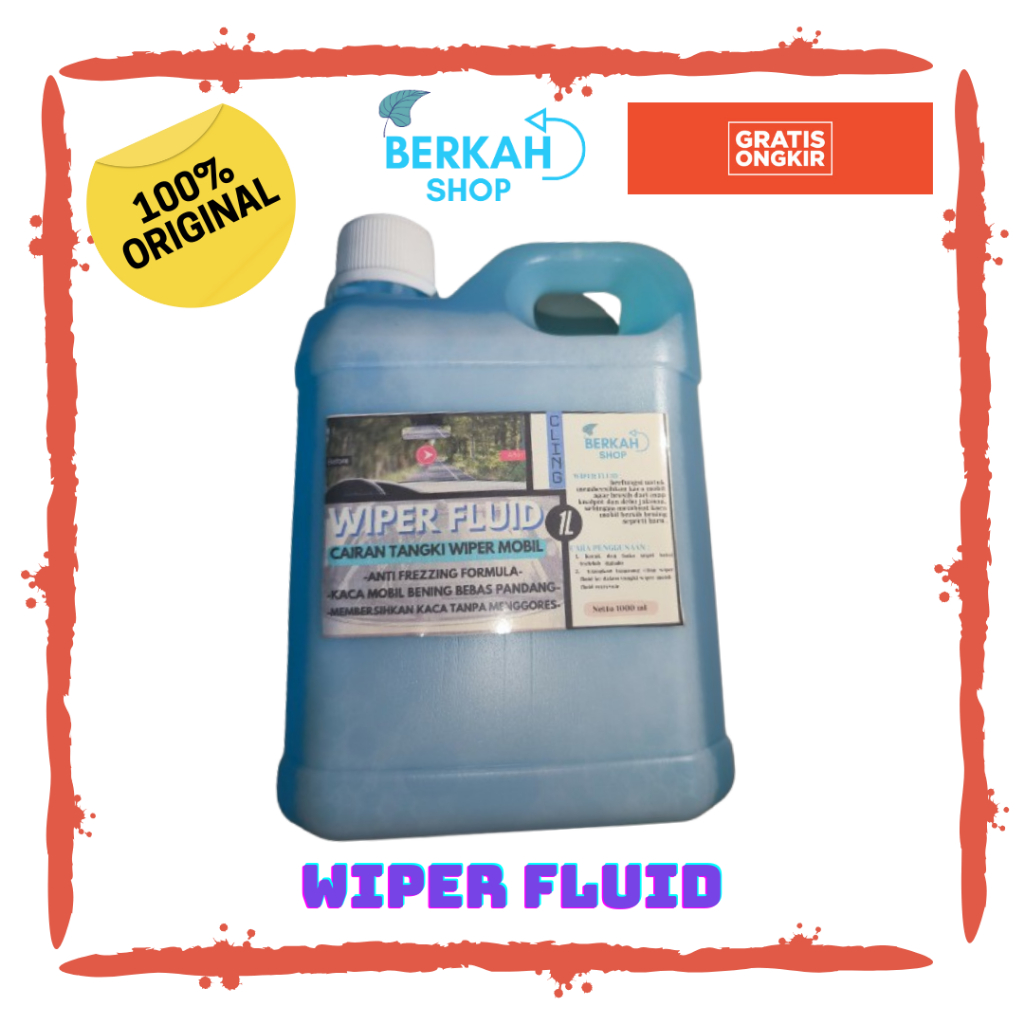 CarCLING Wiper Fluid 1 Liter - Cairan Pembersih Kaca Mobil
