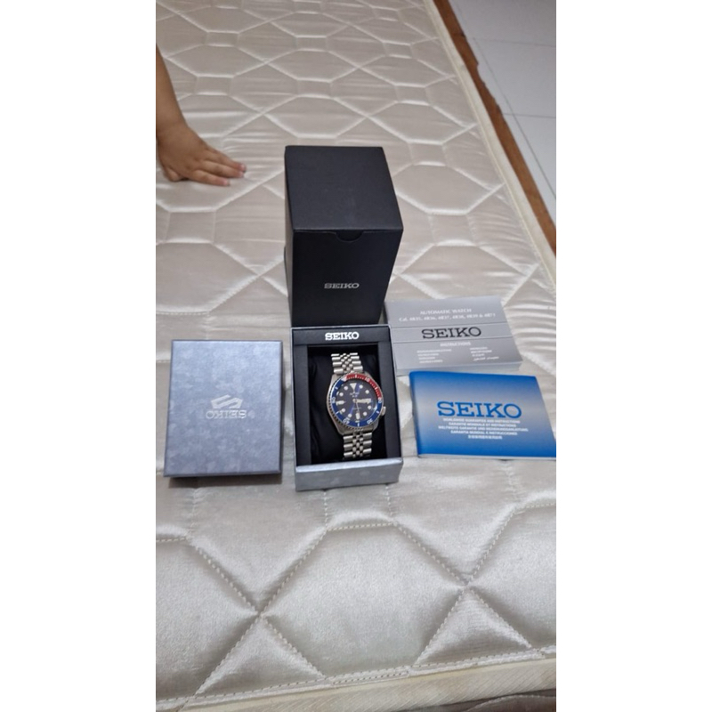 Jam Seiko SRPD53K1 Pepsi metic Original