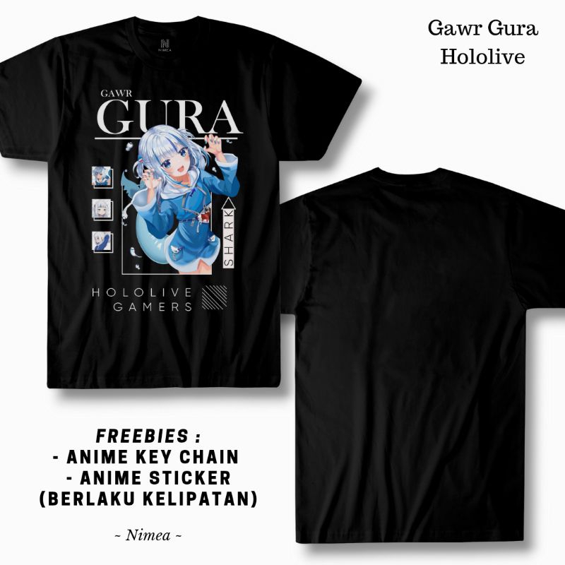 Kaos Gawr Gura Hololive - Nimea