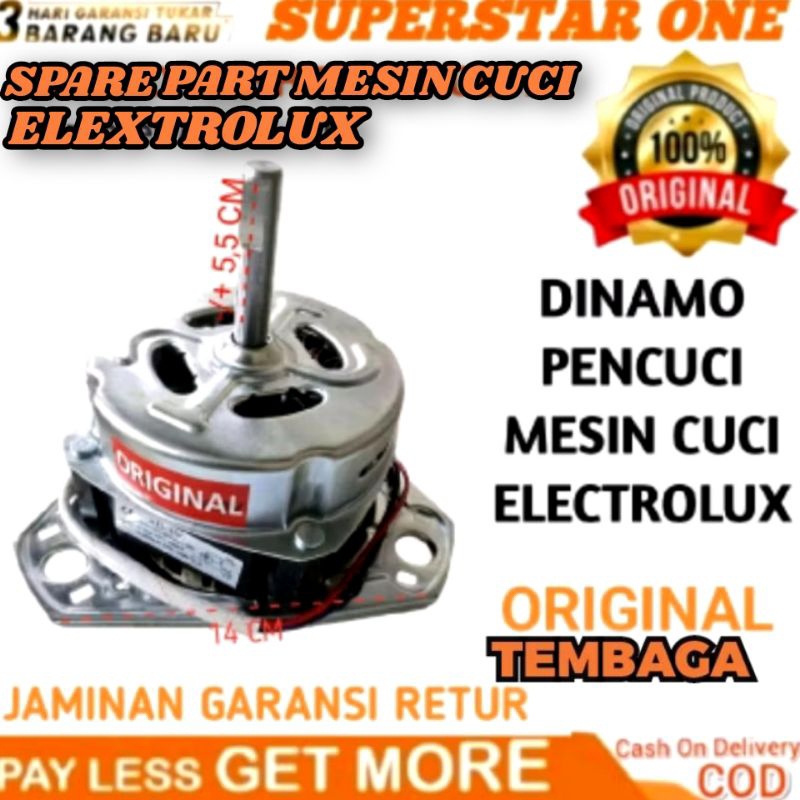 sparepart DINAMO WASH ELECTROLUX/DINAMO PENCUCI MESIN CUCI ELECTROLUX