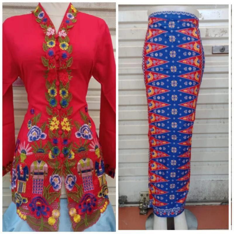 ZAIN_ KEBAYA ENCIM BETAWI DEWASA // STELAN KEBAYA ONDEL ONDEL // SET ENCIM BORDIR ONDEL // ROK ENCIM