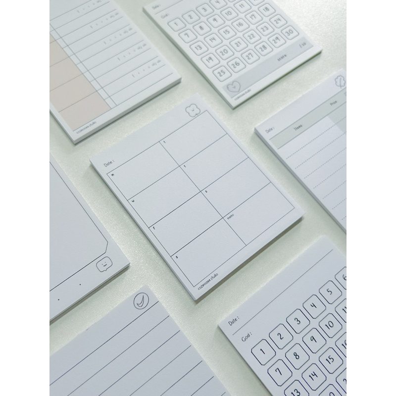 

Cozy Memopad/Notepad Series | 8x10cm, 80gsm