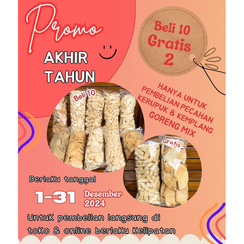 

Kerupuk Dan Kemplang Pecahan Mix