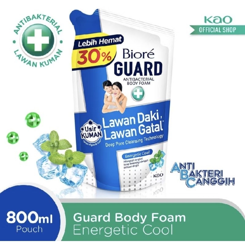Sabun Mandi/Body Wash Biore Cair 800 ML (Kemasan Besar)