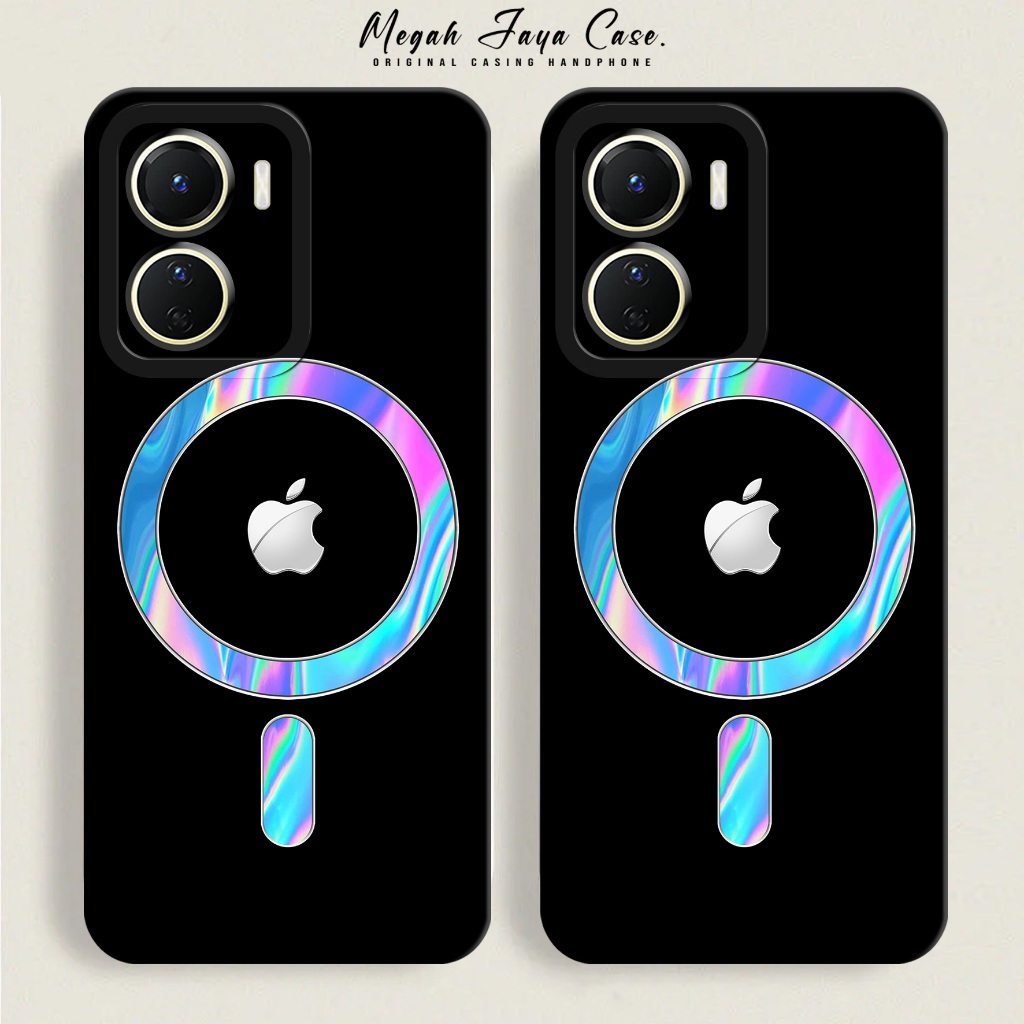 Case VIVO Y16 - Softcase Hp VIVO Y16 Motif Logo Magsafe - Casing Hp VIVO Y16 - Softcase Pro Camera -