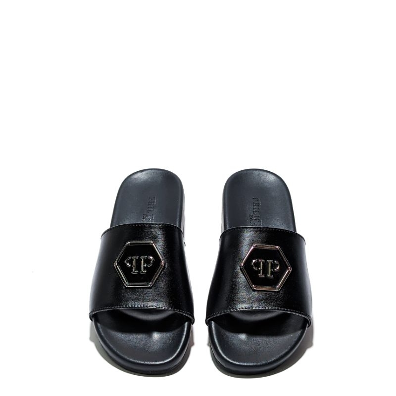 Sandal import Philipp Plein original kulit asli 100%