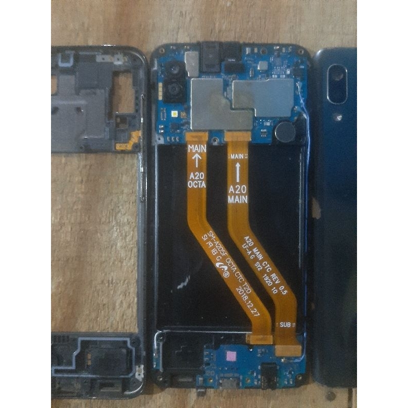Samsung A20 Mesin Normal Lcd Blank