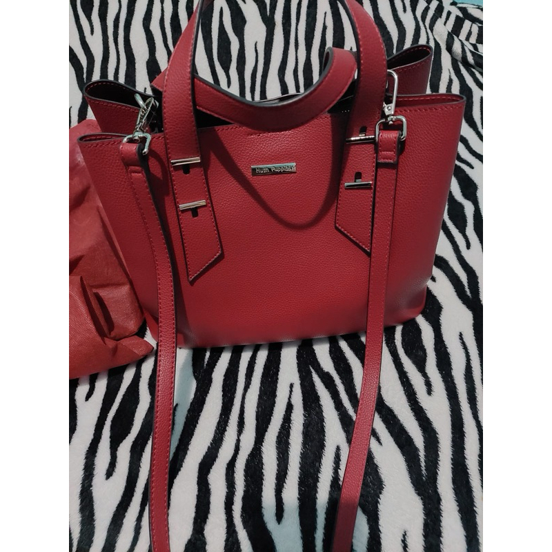 HUSH PUPPIES BAG MAROON NEW