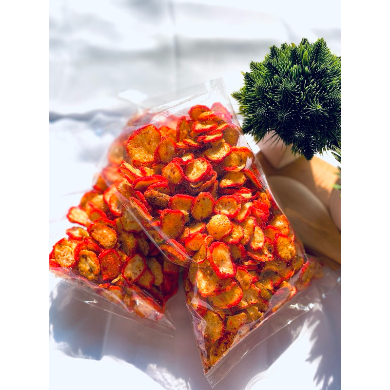 

(250gr) Kerupuk Seblak Kencur - Pedas Daun Jeruk