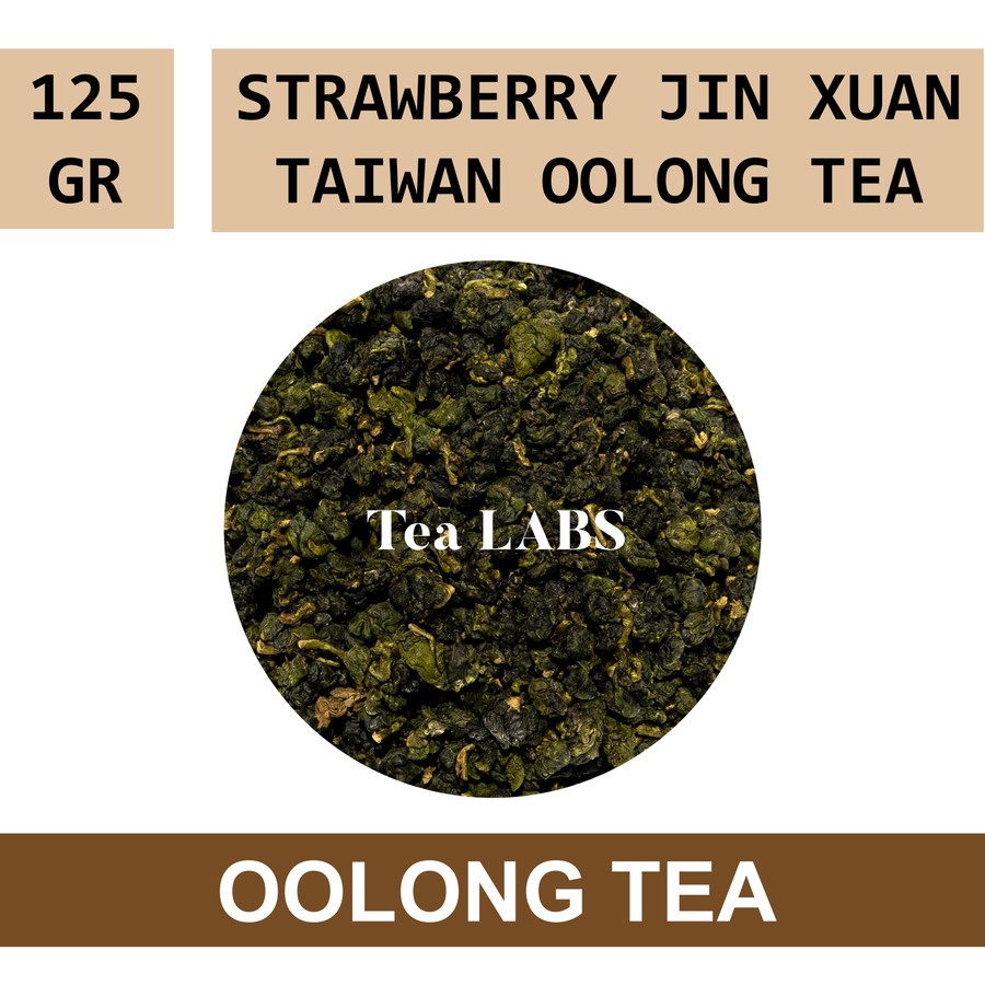 

Strawberry Jin Xuan Taiwanese Oolong Tea / Teh Oolong Taiwan Rasa Stroberi 125 GRAM