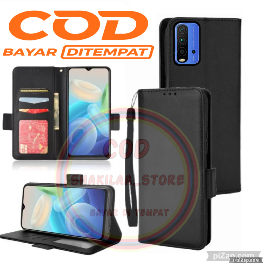 CASE HP XIAOMI POCO M3 - CASING DOMPET-FLIP COVER LEATHER-SARUNG HP