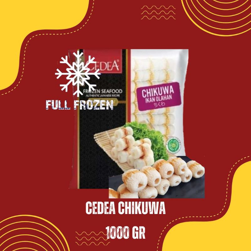 

CEDEA Chikuwa Ikan Olahan Full Frozen 1000gr