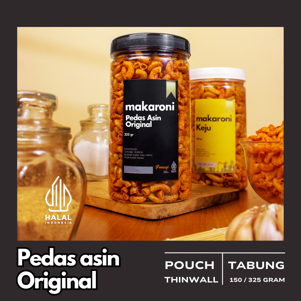 

Makaroni Goreng Rasa Pedas Asin Original