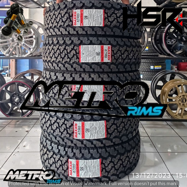 ban mobil semi offroad/lumpur ring 16 235/70 merk maxxis AT980 ukuran 235 70 R16 ban mobil escudo