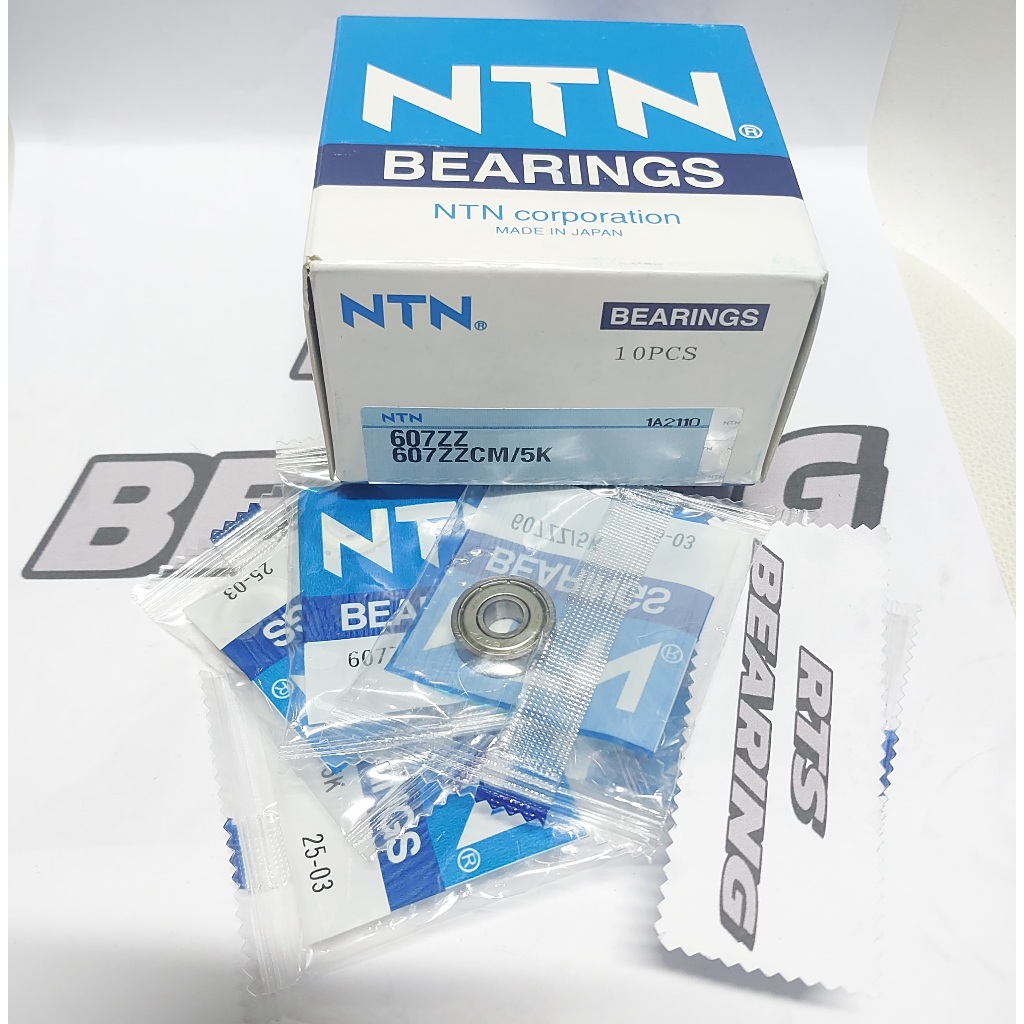 BEARING 607 ZZ NTN 607ZZ TUTUP BESI