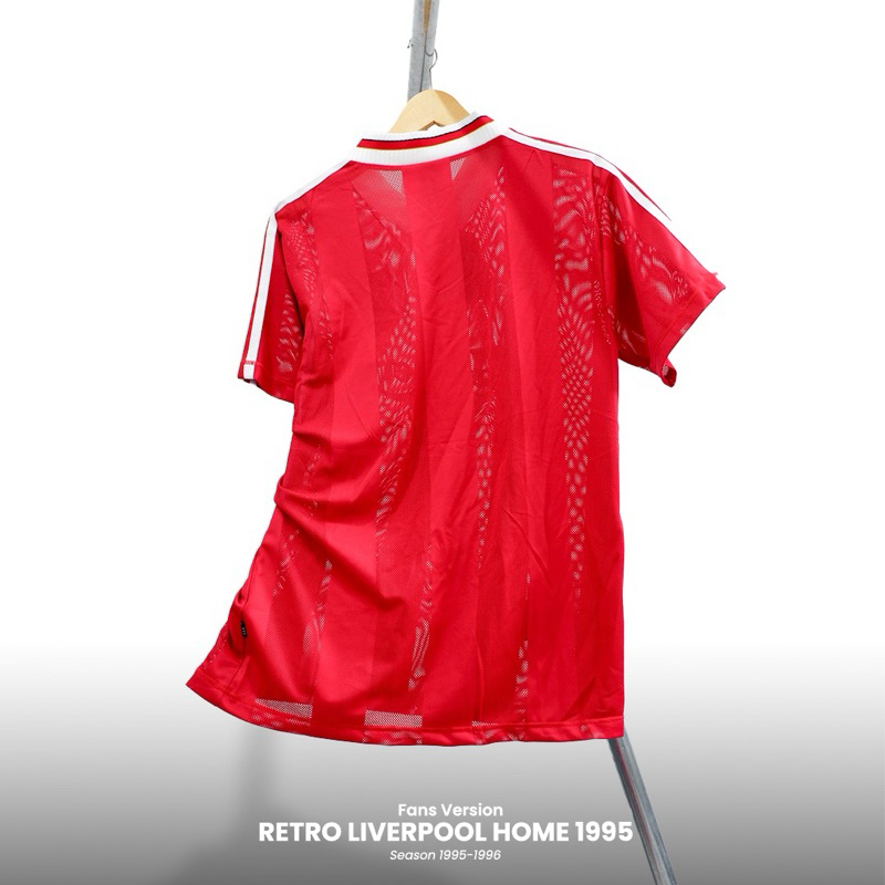 Retro Liverpoool Home Baju Bola Liverpool Home 95-96