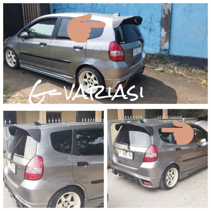 spoiler jazz idsi gd3 spoiler bagasi jazz gd3 idsi