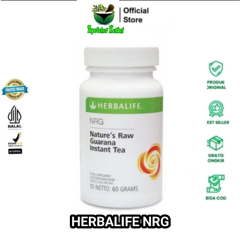 

Herbalife Thermo NRG Nature's Raw Guarana Instant Tea Herbalife Pelangsing Badan Alami