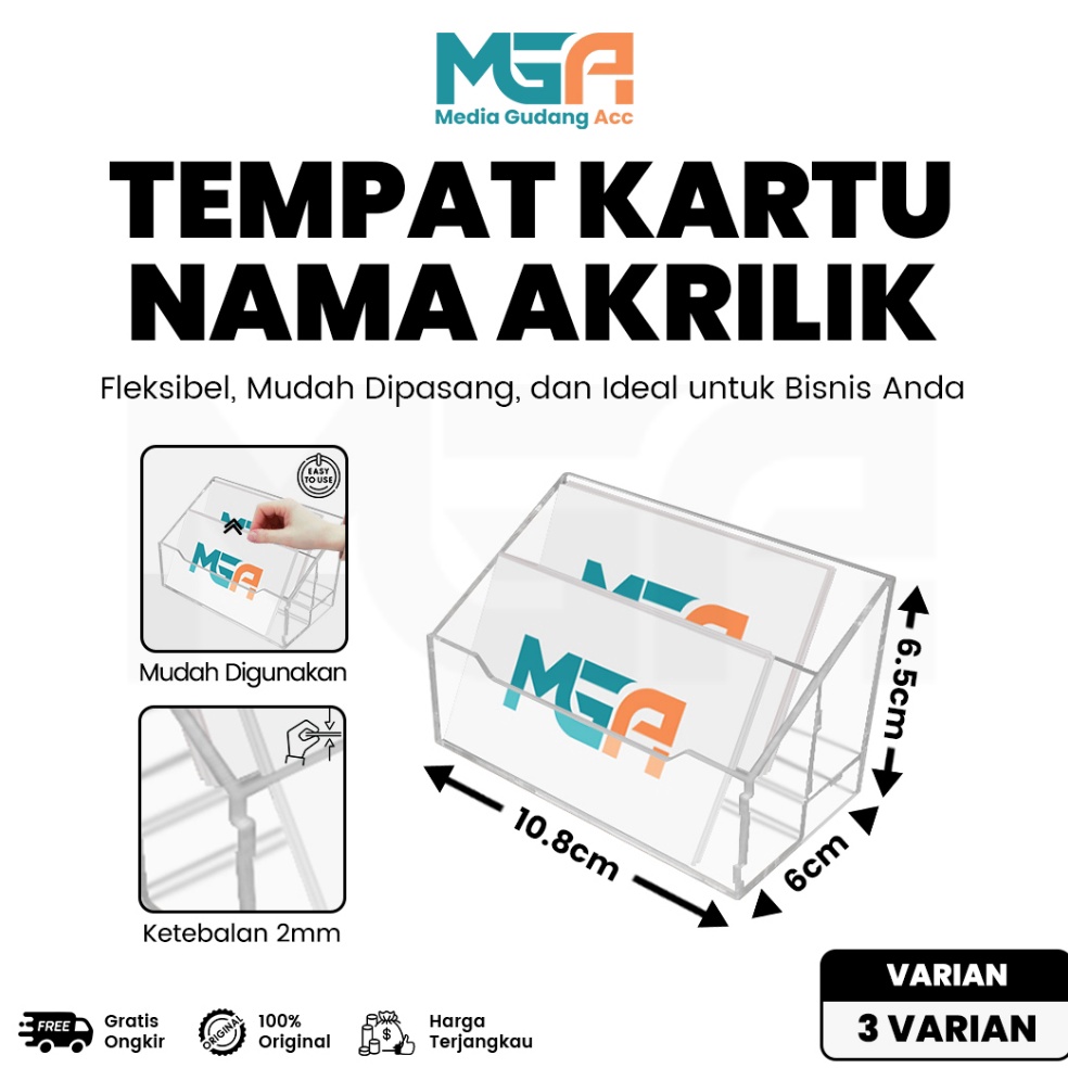 

Diskon Termurah TEMPAT KARTU NAMA AKRILIK STAND KARTU NAMA NAME CARD HOLDER KANTOR