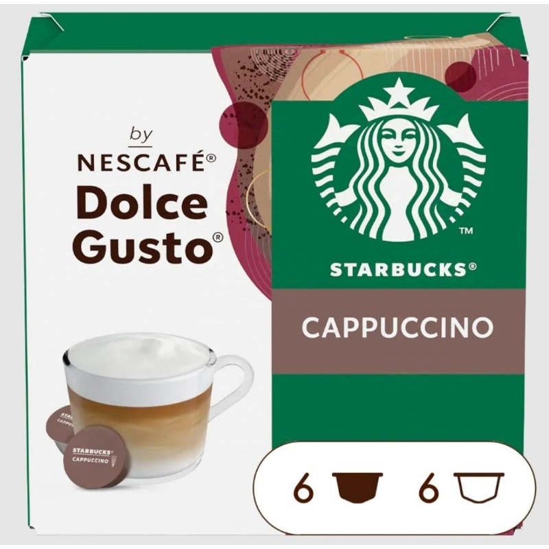 

Nescafe Dolce Gusto Starbucks Cappuccino House Blend - Coffee Capsules