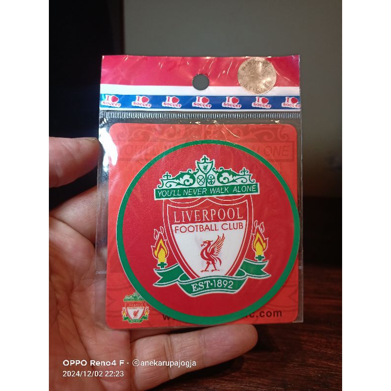 

sticker logo klub bola liverpool