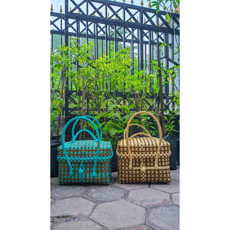 Tas Aban aban jali/Tas anyaman souvenir /Tas parcell