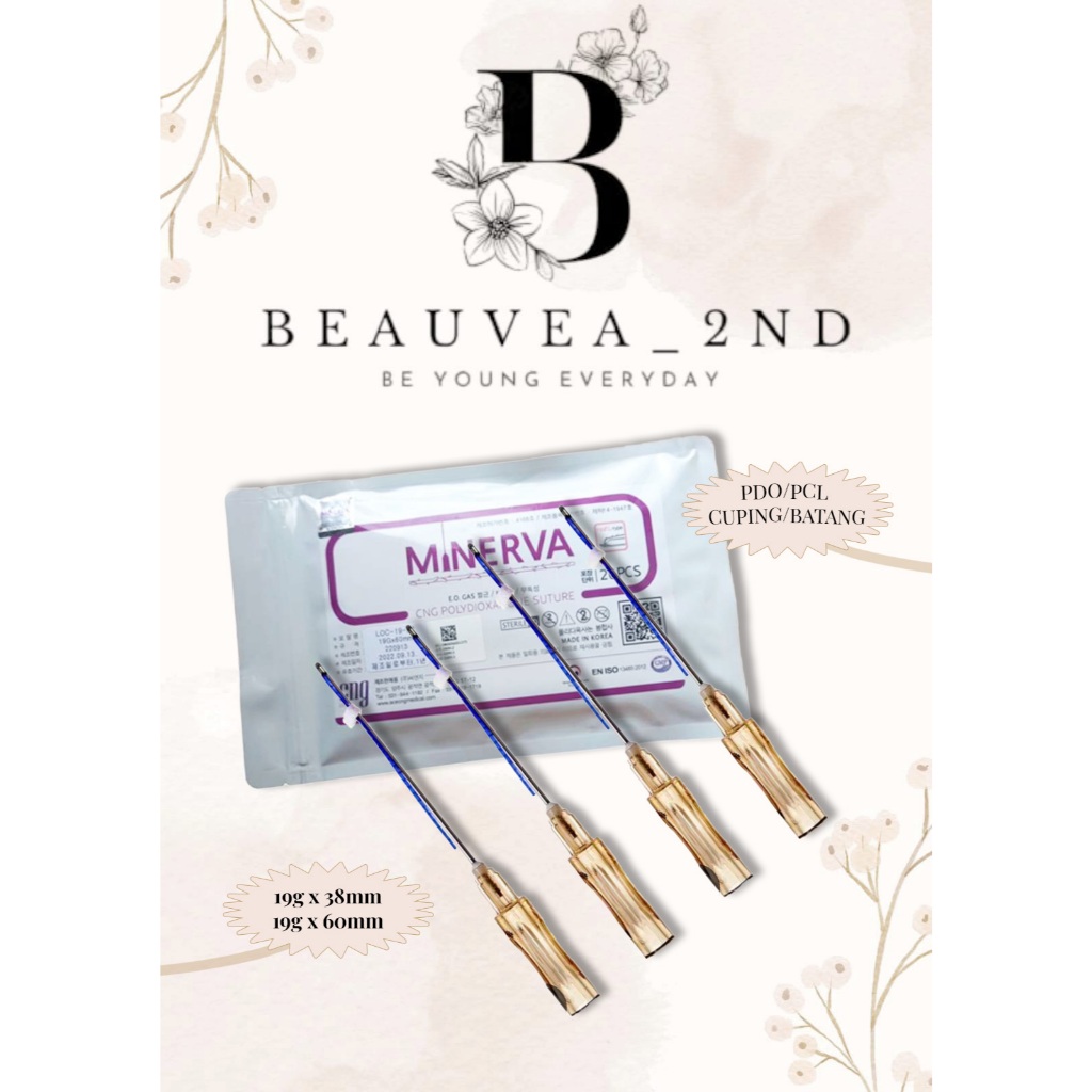 [Ecer] Benang Minerva Hidung Cuping 19Gx 38mm 60mm