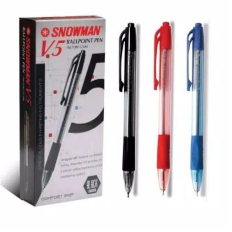 

KODE L34Z Pulpen Snowman V5 7 mm Semi Gell 1 Lusin