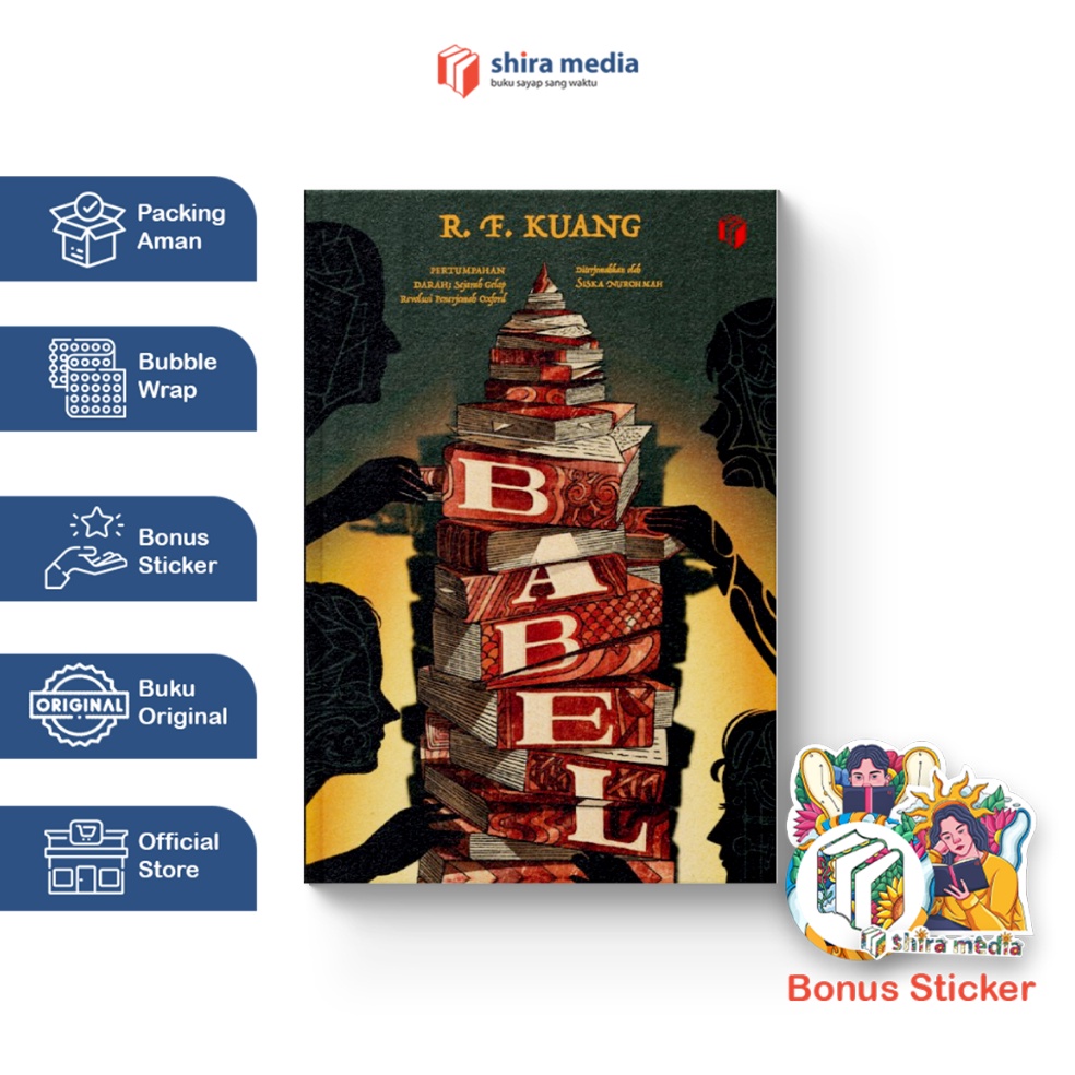 KODE K74L Shira Media  BABEL  RF Kuang  Novel  Terjemahan  Dark Academia